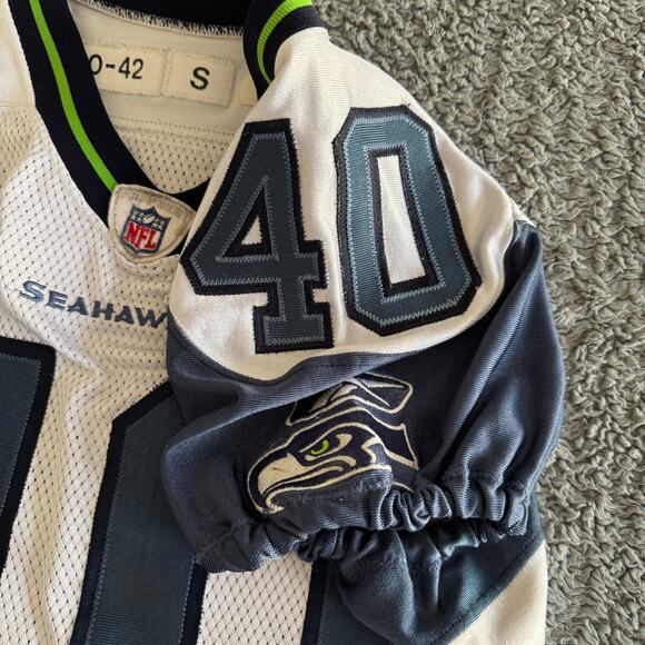 Authentic Reebok Game Issue Jersey 2010 NFL Seattle Seahawks Phillip Adams 42 - Picture 4 of 11